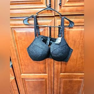 Torrid Black Push Up Plunge Bra #459